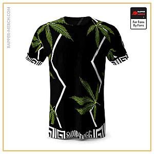 Snoop Dogg T-shirts - WeedSace Snoop Dogg Weed Pattern T-Shirt RM0310