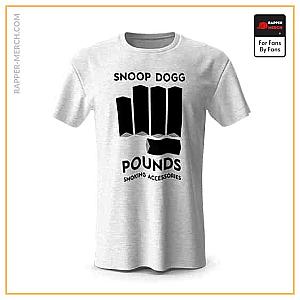 Snoop Dogg T-shirts - Snoop Dogg Pounds Smoking Logo Crewneck Shirt RM0310