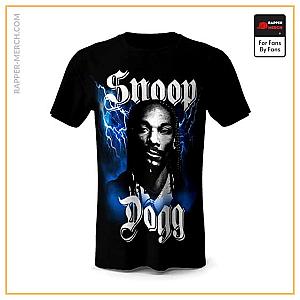 Snoop Dogg T-shirts - Snoop Doggy Dogg Blue Lightning Crewneck Tees RM0310