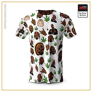 Snoop Dogg T-shirts - Snoop Dogg &amp; Martha Stewart Funny Pattern T-Shirt RM0310