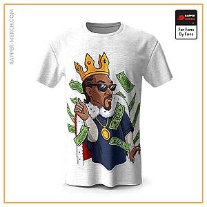 Snoop Dogg T-shirts - King Snoop Dogg Dollar Bills Crewneck Shirt RM0310