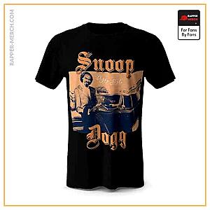 Snoop Dogg T-shirts - Sepia Snoop Dogg Portrait Crewneck T-Shirt RM0310