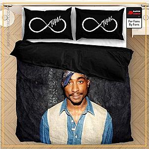 Tupac Shakur Bedding Sets - Tupac Amaru Shakur Rapper Amazing Black Bedding Set RM0310