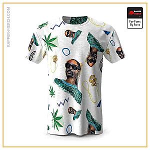 Snoop Dogg T-shirts - Snoop Dogg Weed &amp; Dollars Doodle T-Shirt RM0310