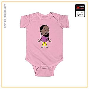 Snoop Dogg Baby Onesies - Awesome Snoop Dogg In Casual Caricature Art Baby Romper RM0310