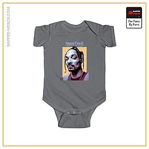 Snoop Dogg Baby Onesies - Hip Hop Artist Snoop Dogg Vectorized Portrait Baby Romper RM0310