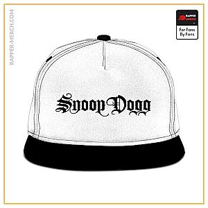 Snoop Dogg Caps - Snoop Dogg Classic Logo White Snapback Baseball Cap RM0310