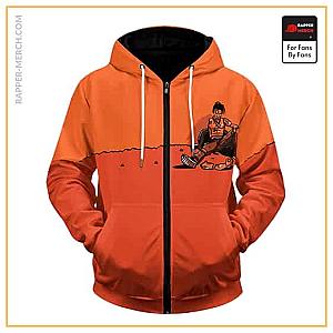 Travis Scott Zipped Hoodies - Travis Scott Broken Arm Action Figure Dope Zip Up Hoodie RM0410