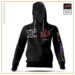 Travis Scott Hoodies - Cactus Jack Days Before The Rodeo Album List Black Hoodie RM0410