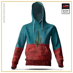 Travis Scott Hoodies - Awesome Travis Scott Cactus Graphic Pullover Hoodie RM0410