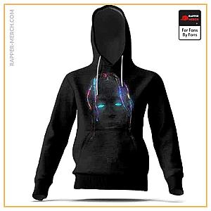 Travis Scott Hoodies - Vibrant Neon Lights Travis Scott Awesome Black Hoodie RM0410