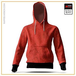 Travis Scott Hoodies - Owl Pharaoh Minimalistic Pattern Red Travis Scott Hoodie RM0410