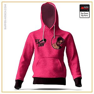 Travis Scott Hoodies - Cactus Jack Travis Scott Nike Parody Raspberry Pink Hoodie RM0410