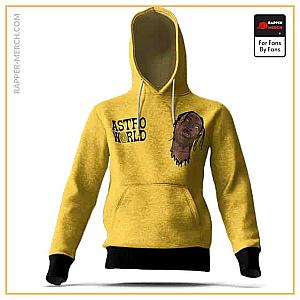 Travis Scott Hoodies - Travis Scott Cactus Jack Vector Sketch Cool Yellow Hoodie RM0410