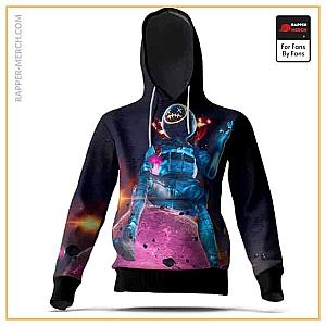 Travis Scott Hoodies - Cool Travis Scott Battle Royal Game Artwork Black Hoodie RM0410