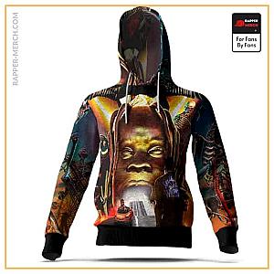 Travis Scott Hoodies - Astroworld Classic Album Cover Travis Scott Pullover Hoodie RM0410