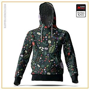 Travis Scott Hoodies - Stylish Astroworld Flowers Pattern Travis Scott Pullover Hoodie RM0410