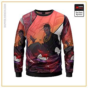 Travis Scott Sweatshirts - Travis Scott Cartoon Comic Hero Artwork Awesome Sweater RM0410