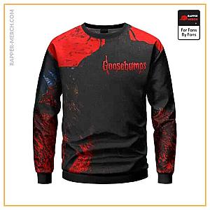 Travis Scott Sweatshirts - I Get Those Goosebumps Everytime Travis Scott Black Sweater RM0410