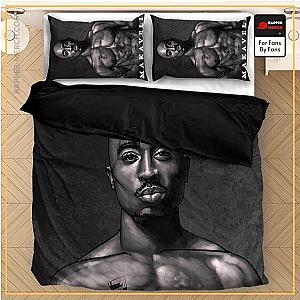 Tupac Shakur Bedding Sets - 2pac Shakur Makaveli Black White Portrait Wonderful Bedding Set RM0310