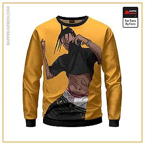 Travis Scott Sweatshirts - Hypebeast Supreme Travis Scott Cartoon Art Sweatshirt RM0410