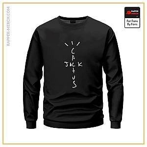 Travis Scott Sweatshirts - Cactus Jack Smiley Logo Minimalistic Travis Scott Sweatshirt RM0410