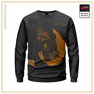 Travis Scott Sweatshirts - Cactus Jack Travis Scott Dark Yellow Artwork Sweatshirt RM0410