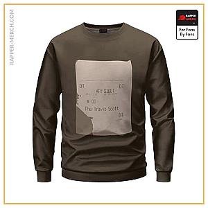 Travis Scott Sweatshirts - The Travis Scott Meal Grill Slip Design Unique Sweatshirt RM0410