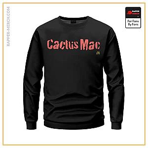 Travis Scott Sweatshirts - Travis Scott X McDonald's Cactus Mac Logo Awesome Sweatshirt RM0410