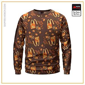 Travis Scott Sweatshirts - Travis Scott X McDonald's Cactus Jack Breakfast Sweatshirt RM0410