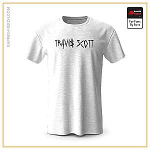 Travis Scott T-shirts - Travis Scott Eagle Artwork White T-Shirt RM0410