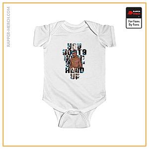 Tupac Shakur Baby Onesies - Tupac Shakur You Gotta Keep Your Head Up Art Cool Baby Onesie RM0310