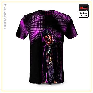 Travis Scott T-shirts - Travis Scott Pink Disco Glitter Pattern Tees RM0410