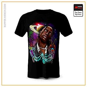 Travis Scott T-shirts - Astronomical Travis Scott Vibrant Art Tees RM0410