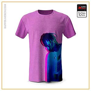 Travis Scott T-shirts - Travis Scott 3D Effect Anaglyph Pink Blue Shirt RM0410