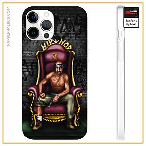 Tupac Shakur Cases - Hip-Hop King Tupac Shakur Sitting Badass iPhone 12 Case RM0310