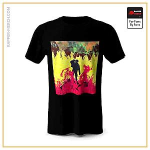 Travis Scott T-shirts - Fire Performance Travis Scott Silhouette Shirt RM0410