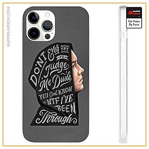 Eminem Cases - Don't Ever Try To Judge Me Dude Eminem Gray iPhone 12 Case RM0310