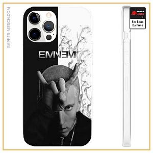 Eminem Cases - Eminem's Devil Horns Black And White iPhone 12 Case RM0310