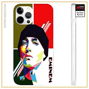 Eminem Cases - Simple Geometric Art Eminem Dope iPhone 12 Fitted Cover RM0310