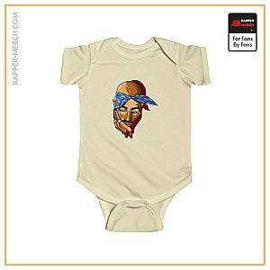 Tupac Shakur Baby Onesies - Awesome Tupac Shakur Signature Bandana Look Baby Onesie RM0310