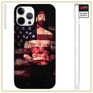 Eminem Cases - Eminem Revival Album Cover American Flag iPhone 12 Case RM0310