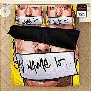 Eminem Bedding Sets - Eminem Fan Art My Name Is Slim Shady Yellow Bedding Set RM0310