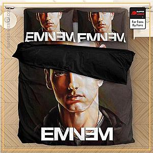 Eminem Bedding Sets - Awesome Realistic Eminem Portrait Image Bedclothes RM0310