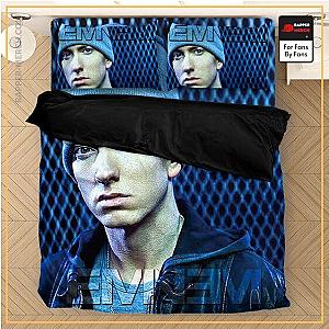 Eminem Bedding Sets - American Rapper Marshall Mathers Eminem Blue Bedding Set RM0310