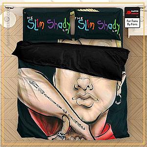 Eminem Bedding Sets - Eminem Caricature Halie Jade Tattoo Slim Shady Bed Linen RM0310