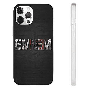 Eminem Cases - Awesome Eminem Logo Nero Gray iPhone 12 Bumper Cover RM0310