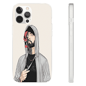 Eminem Cases - Alter Demon Skull Eminem Middle Finger Sign iPhone 12 Case RM0310