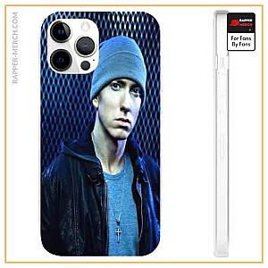 Eminem Cases - Famous Rap Icon Eminem Blue iPhone 12 Fitted Cover RM0310