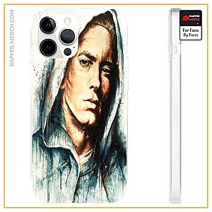 Eminem Cases - American Rapper Eminem Portrait Drip Art iPhone 12 Case RM0310